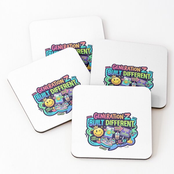 Item preview, Gen Z Built Different Aesthetic Y2K Pop Culture Sticker designed and sold by Trendykunnu.