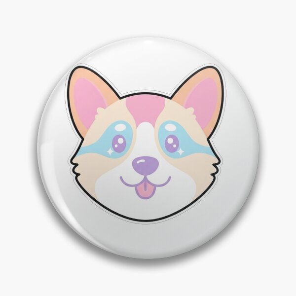 Item preview, Cute Pastel Corgi Puppy Face Illustration designed and sold by Owcomm.