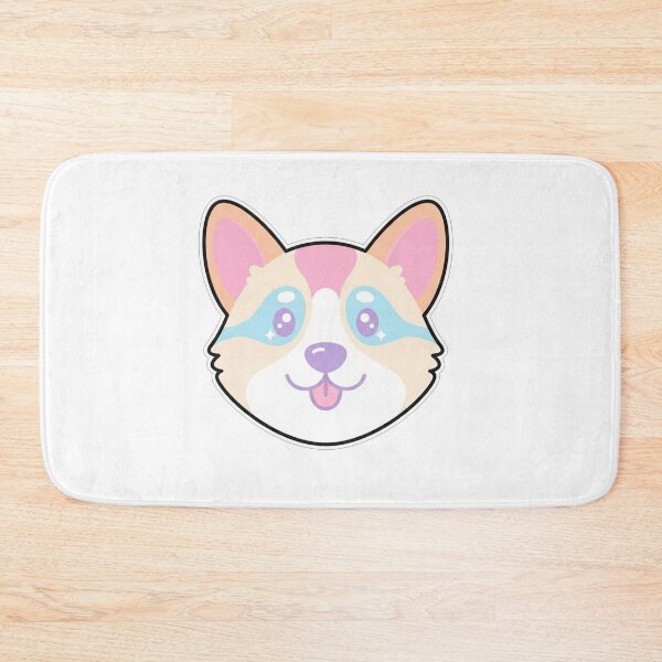 Item preview, Cute Pastel Corgi Puppy Face Illustration designed and sold by Owcomm.
