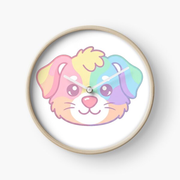 Item preview, Cute Pastel Rainbow Puppy Face Illustration designed and sold by Owcomm.