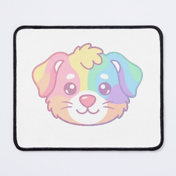Item preview, Cute Pastel Rainbow Puppy Face Illustration designed and sold by Owcomm.