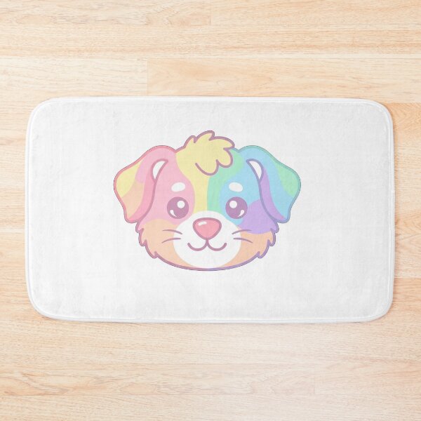 Item preview, Cute Pastel Rainbow Puppy Face Illustration designed and sold by Owcomm.