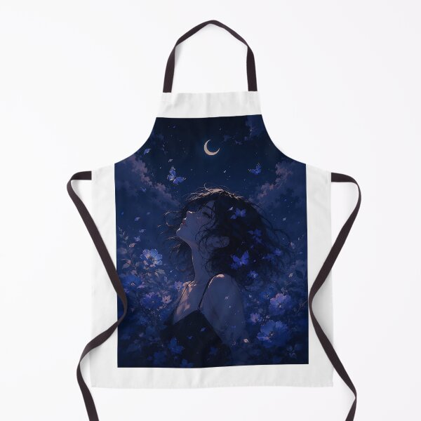 Item preview, Crescent Moon Serenade & Blue Butterflies designed and sold by Jaideep Walia.