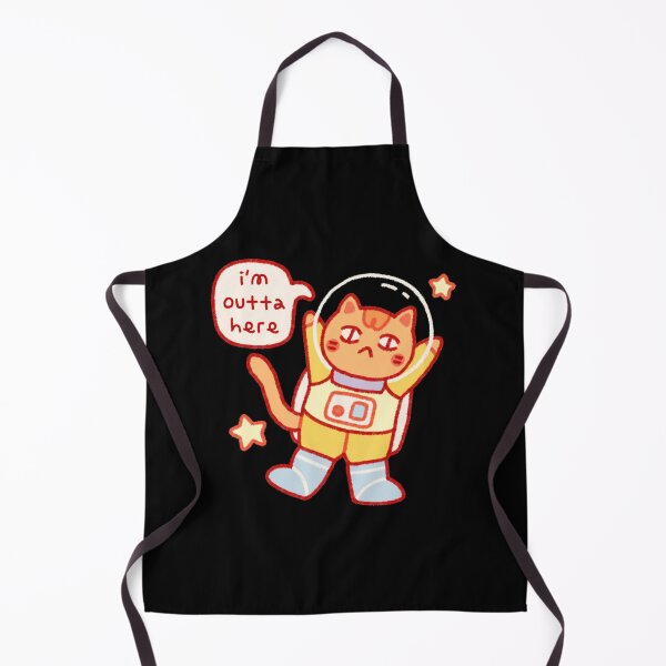 Item preview, Cute Catstronaut Im Outta Here Space Art designed and sold by RepentAgenda.