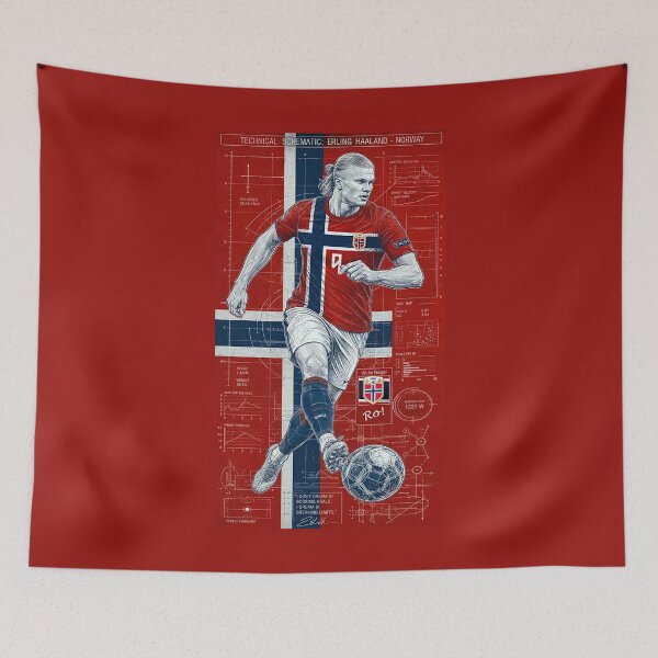 Item preview, Erling Haaland red designed and sold by andreisky.