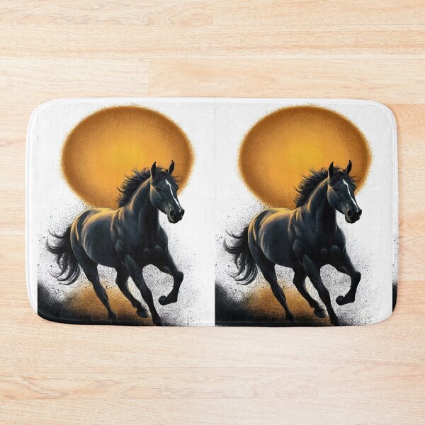 Item preview, Silhouetted of a Majesty Stallion, A Powerful Horse Running Against the Rising Sun, A Stallion in Motion Beneath the Sun designed and sold by Matt_Smith.
