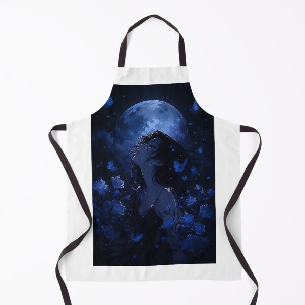 Item preview, Moonlight Serenade with Blue Butterflies designed and sold by Jaideep Walia.
