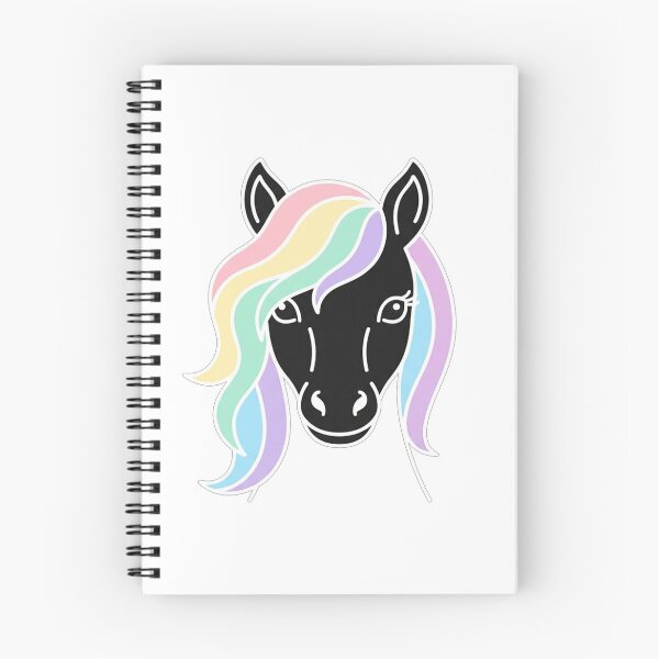 Item preview, Cute Pastel Rainbow Mane Horse Portrait designed and sold by Owcomm.
