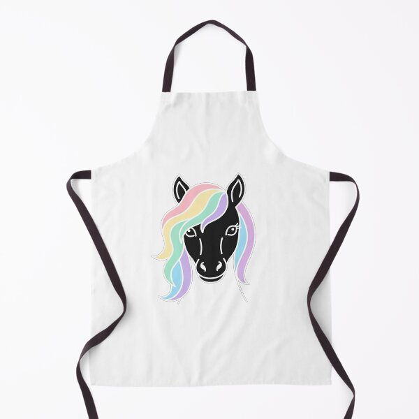 Item preview, Cute Pastel Rainbow Mane Horse Portrait designed and sold by Owcomm.