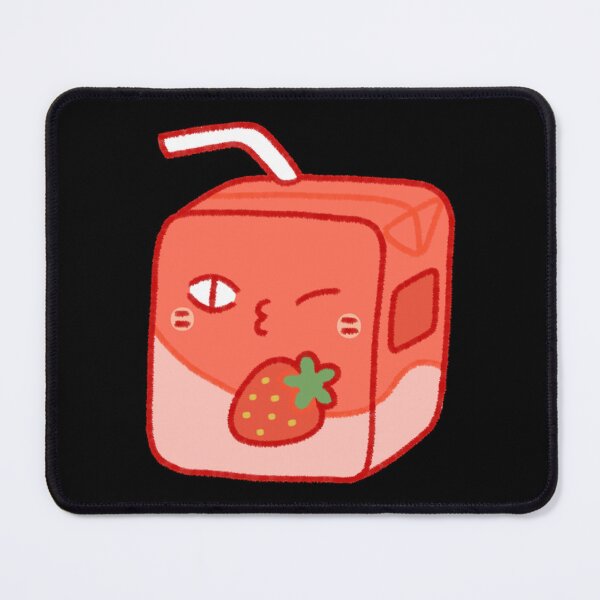 Item preview, Cute Winking Milk Strawberry Carton Art designed and sold by RepentAgenda.