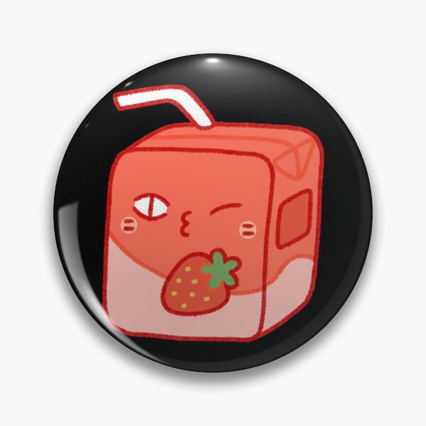 Item preview, Cute Winking Milk Strawberry Carton Art designed and sold by RepentAgenda.