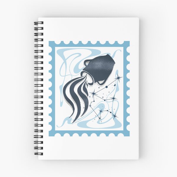 Item preview, Aquarius: Zodiac Stamps designed and sold by elitaseasel.