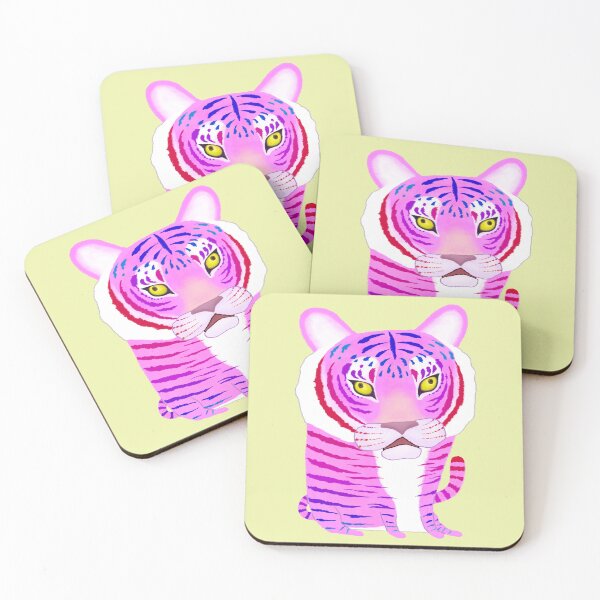 Item preview, Pink Tiger designed and sold by TamaAnimalArt.