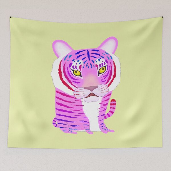 Item preview, Pink Tiger designed and sold by TamaAnimalArt.