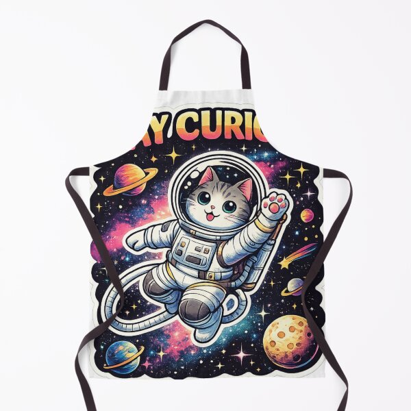 Item preview, Stay Curious Astronaut Cat T-Shirt | Cute Space Cat Retro Galaxy Design designed and sold by Cool Tee World .