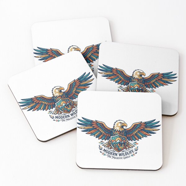 Item preview, The Majestic Eagle - Modern Wildlife Vector Emblem designed and sold by Trendykunnu.