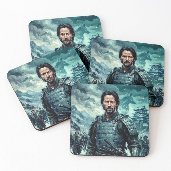 Item preview, 47 Ronin Retro Action Fantasy Tribute Art Poster designed and sold by Art's Diner.