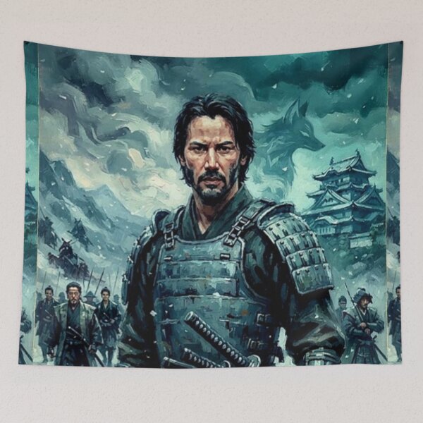 Item preview, 47 Ronin Retro Action Fantasy Tribute Art Poster designed and sold by Art's Diner.