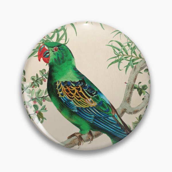 Item preview, Vintage Tropical Bird with Lush Foliage Botanical Illustration designed and sold by RGB-crayon.