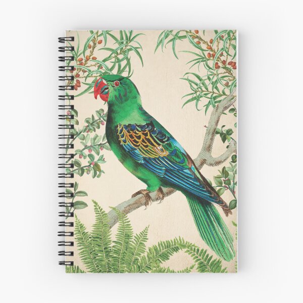 Item preview, Vintage Tropical Bird with Lush Foliage Botanical Illustration designed and sold by RGB-crayon.