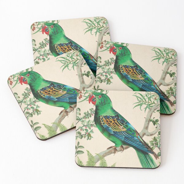Item preview, Vintage Tropical Bird with Lush Foliage Botanical Illustration designed and sold by RGB-crayon.