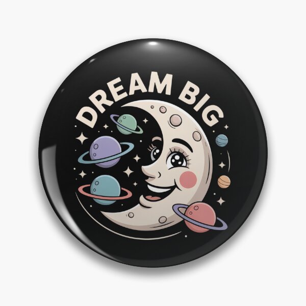 Item preview, Dream Big Cute Moon Kawaii Space | Celestial Planet Aesthetic  designed and sold by ViktoonShirts.
