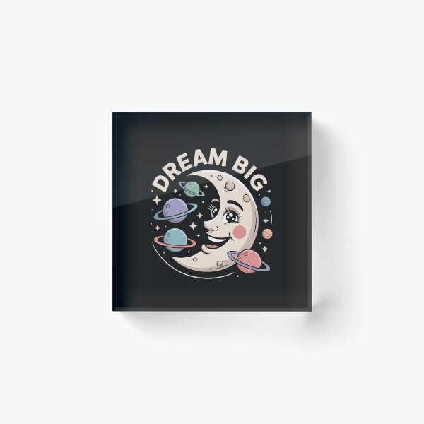 Item preview, Dream Big Cute Moon Kawaii Space | Celestial Planet Aesthetic  designed and sold by ViktoonShirts.