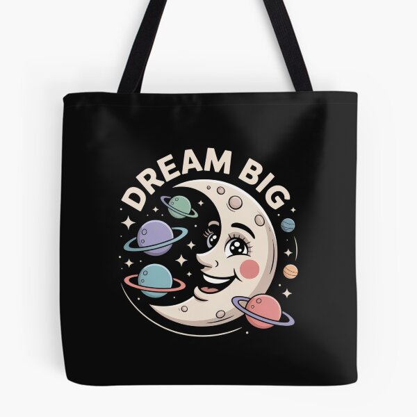 Item preview, Dream Big Cute Moon Kawaii Space | Celestial Planet Aesthetic  designed and sold by ViktoonShirts.