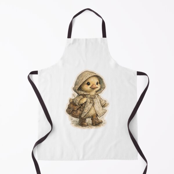 Item preview, Adorable Duck in a Vintage Raincoat designed and sold by Alpha-mike13.