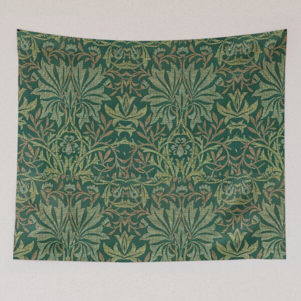 Item preview, Vintage Botanical Damask Floral Pattern designed and sold by snoograpes.