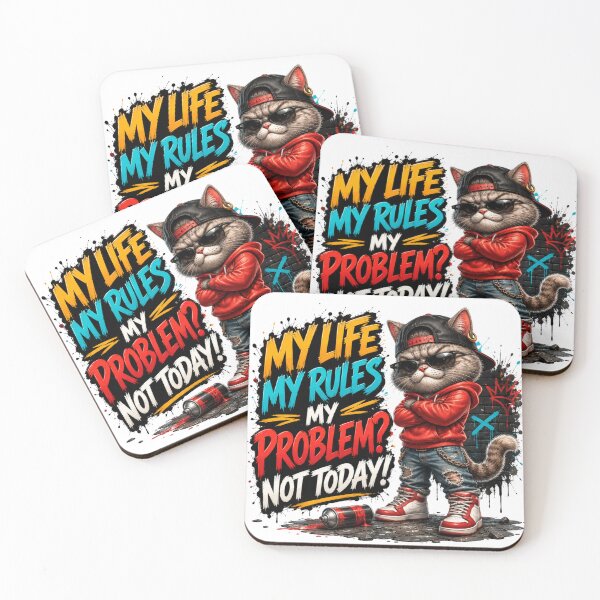Item preview, Cool Street Cat Graffiti T-Shirt | My Life My Rules designed and sold by M.Store.