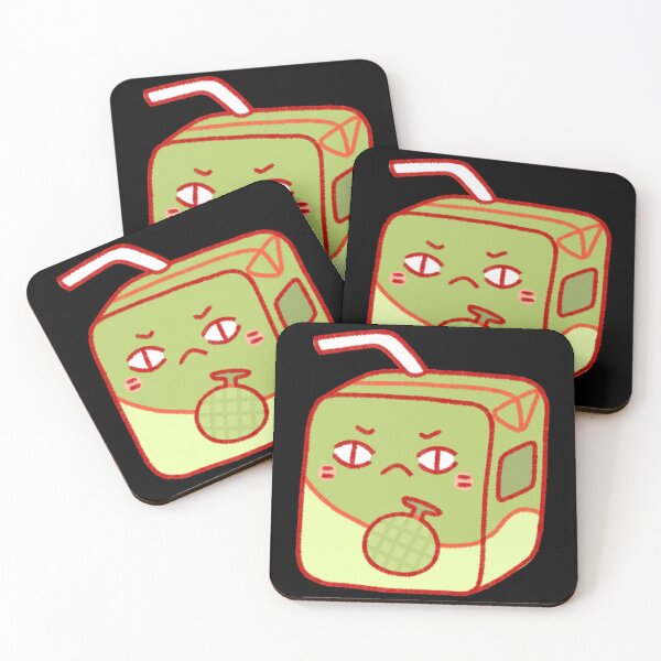 Item preview, Cute Angry Milk Melon Carton Illustration designed and sold by RepentAgenda.