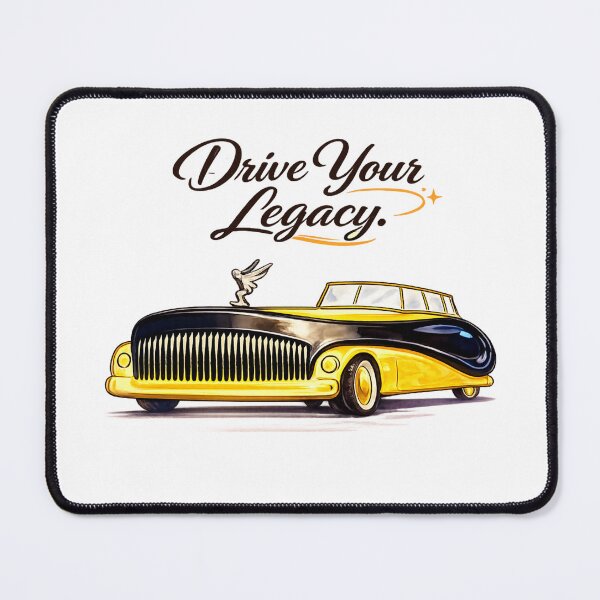 Item preview, Drive Your Legacy | Vintage Luxury Car & Comb Art T-Shirt Design designed and sold by Saeed  Ahmad.