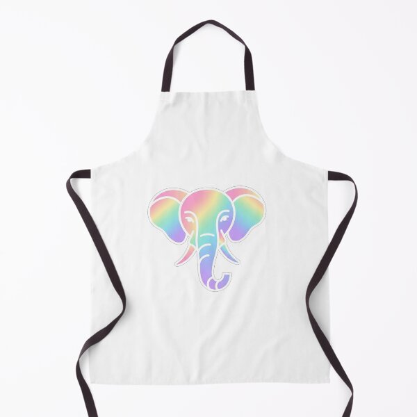 Item preview, Iridescent Pastel Elephant Head Animal Portrait designed and sold by Owcomm.