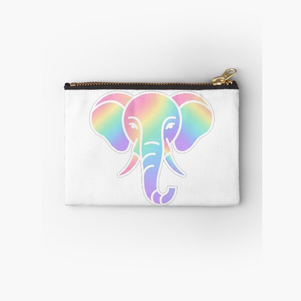 Item preview, Iridescent Pastel Elephant Head Animal Portrait designed and sold by Owcomm.