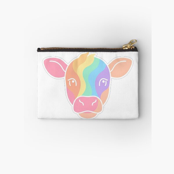 Item preview, Colorful Rainbow Cow Head Illustration designed and sold by Owcomm.