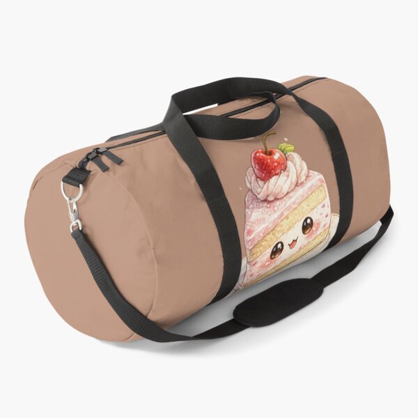 Item preview, Cute Kawaii Cake Slice Watercolor – Adorable Pink Layer Cake Character with Cherry designed and sold by MagicMakerPh.