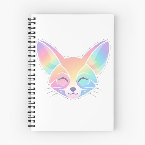 Item preview, Cute Rainbow Fennec Fox Face Portrait designed and sold by Owcomm.