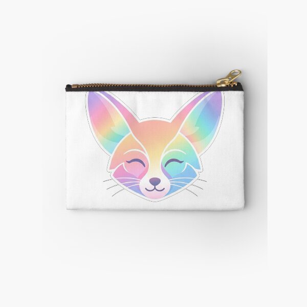 Item preview, Cute Rainbow Fennec Fox Face Portrait designed and sold by Owcomm.