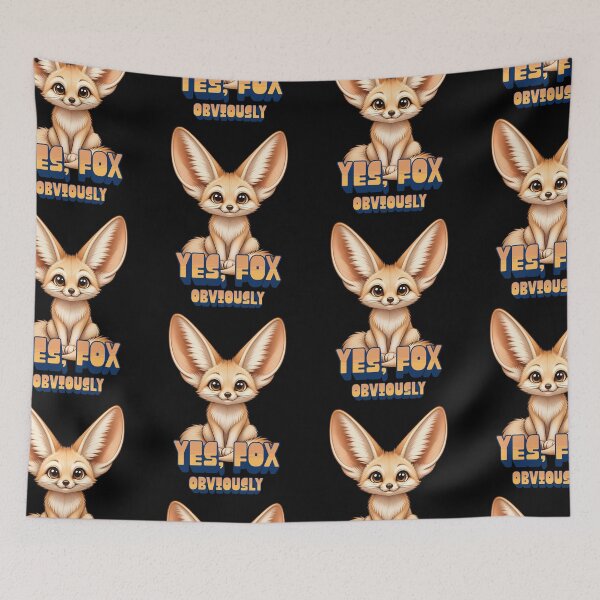 Item preview, Yes, Fox. Obviously. Cute Sarcastic Fennec Fox designed and sold by tellia-kallisto.