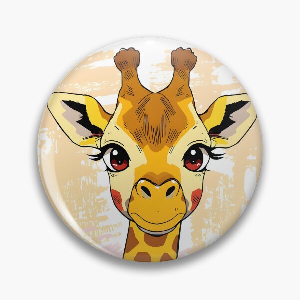 Item preview, Cute Kawaii Giraffe Sticker | Adorable Cartoon Giraffe Safari Animal Illustration designed and sold by dreamz-world.