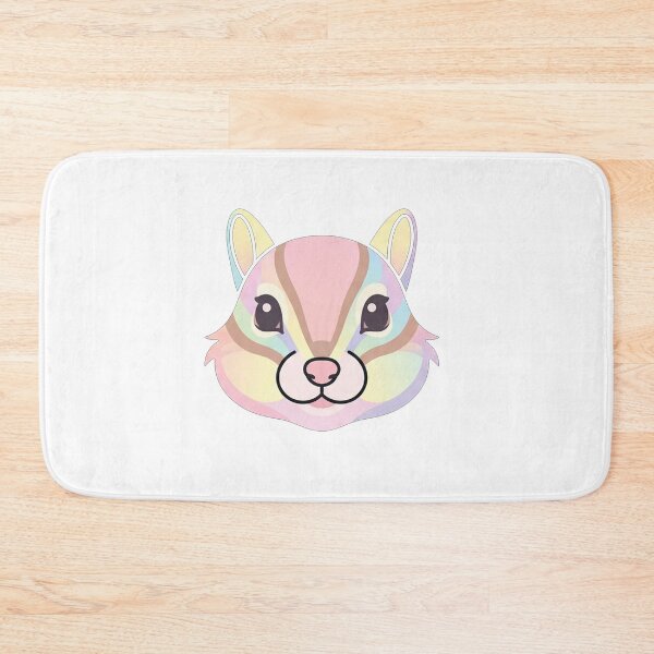 Item preview, Cute Pastel Rainbow Chipmunk Face Portrait designed and sold by Owcomm.