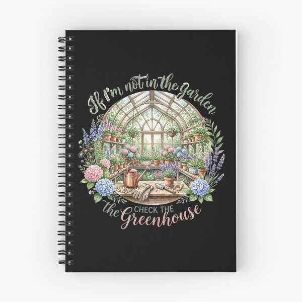 Item preview, If I'm Not In the Garden Check The Greenhouse Retro Floral T-Shirt designed and sold by PACS0011.