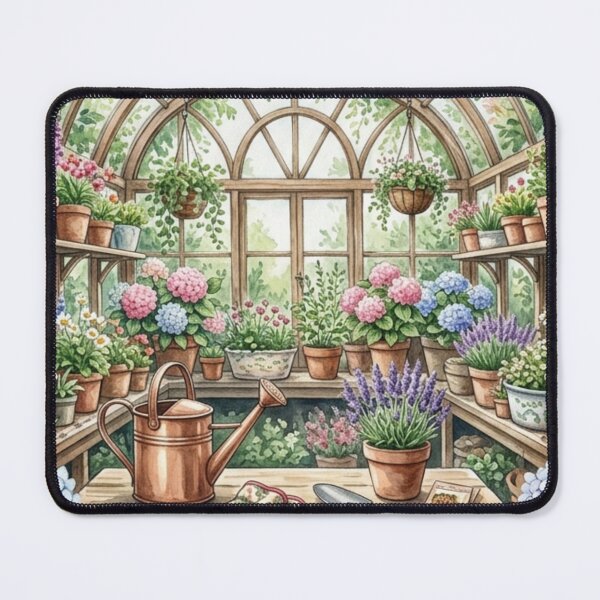 Item preview, If I'm Not In the Garden Check The Greenhouse Retro Floral T-Shirt designed and sold by PACS0011.