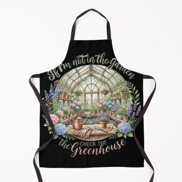 Item preview, If I'm Not In the Garden Check The Greenhouse Retro Floral T-Shirt designed and sold by PACS0011.