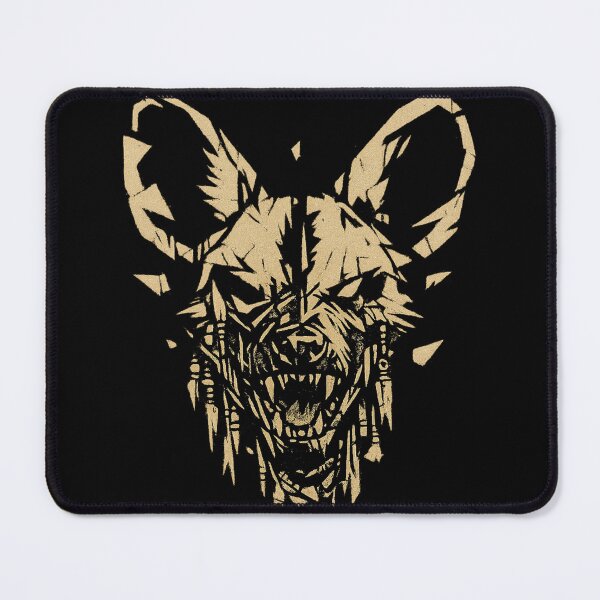 Item preview, African Wild Dog Skull Shirt - Brutalist Safari Graphic Tee designed and sold by JonelCrafts.