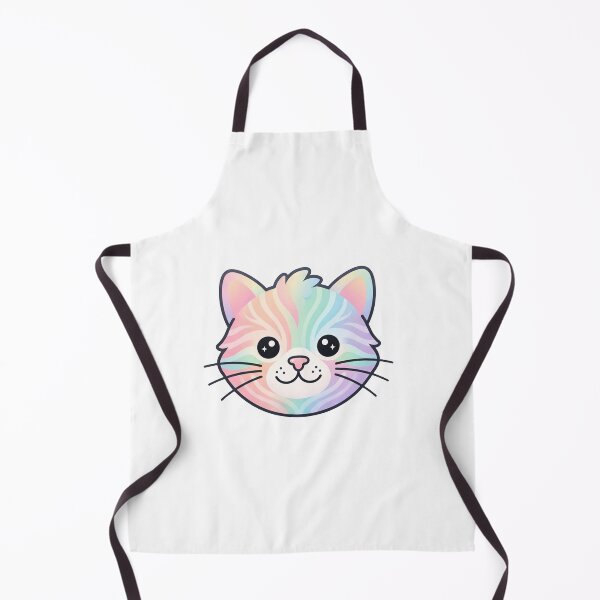 Item preview, Cute Rainbow Pastel Cat Face designed and sold by Owcomm.