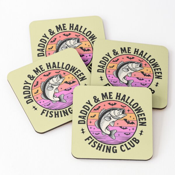 Item preview, Daddy & Me Halloween Fishing Club Vintage Bass Fishing Shirt designed and sold by Raw Tigers.