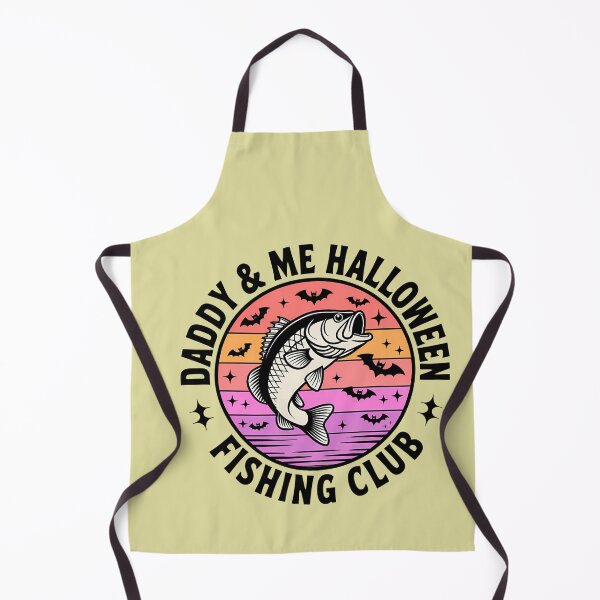 Item preview, Daddy & Me Halloween Fishing Club Vintage Bass Fishing Shirt designed and sold by Raw Tigers.
