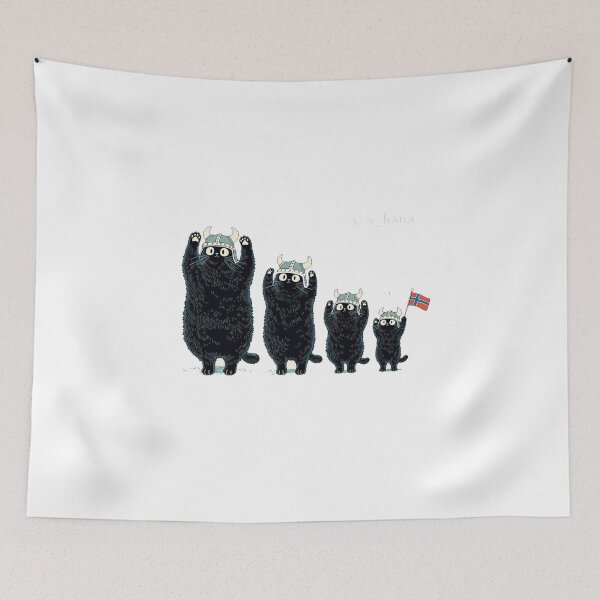 Item preview, Funny Viking Cat Family Shirt designed and sold by Mystic & Celestial Art.